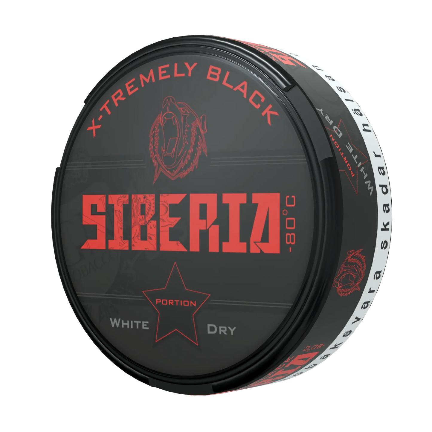 Siberia 80 Degrees Black White Dry Portion - Odenssnus