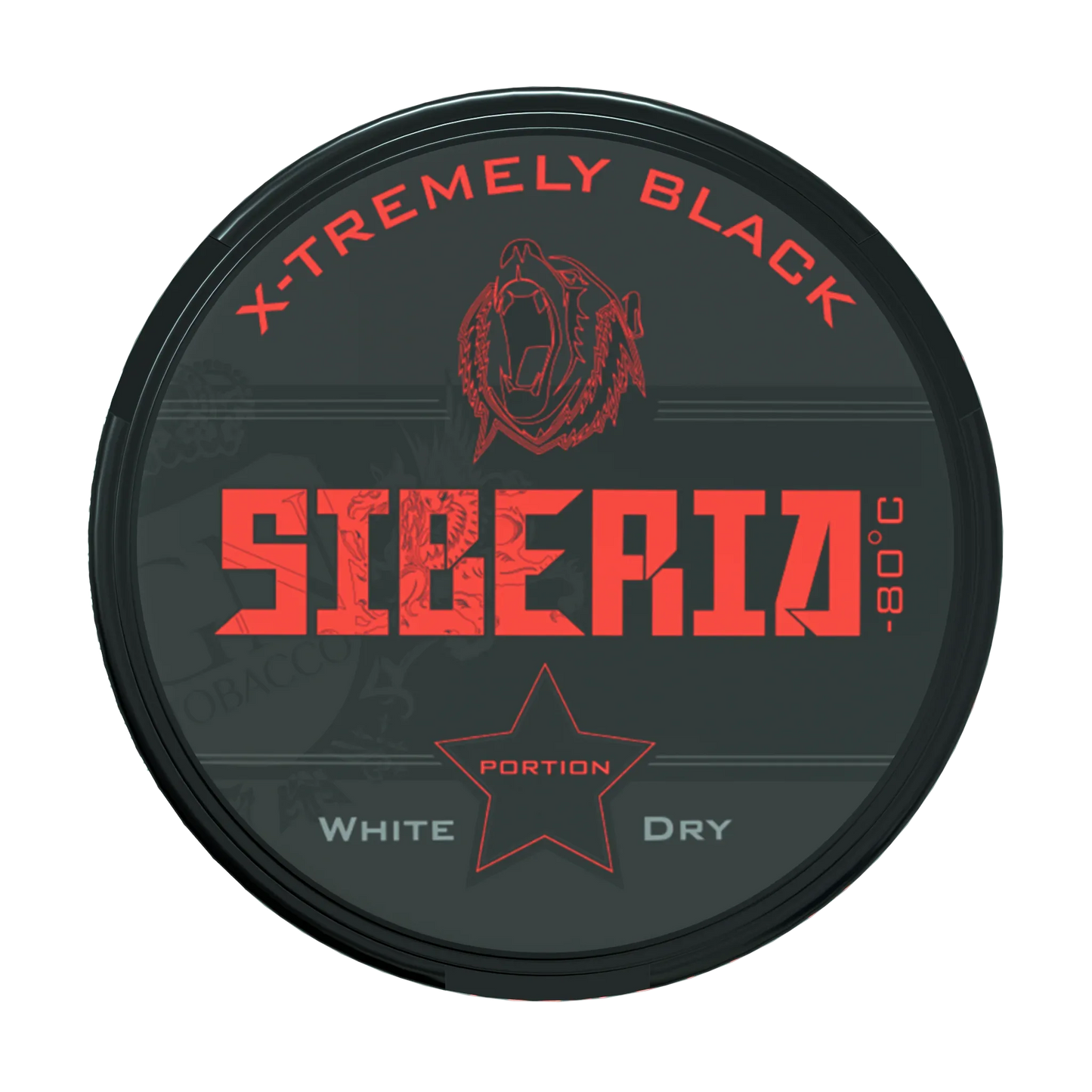 Siberia 80 Degrees Black White Dry Portion - Odenssnus
