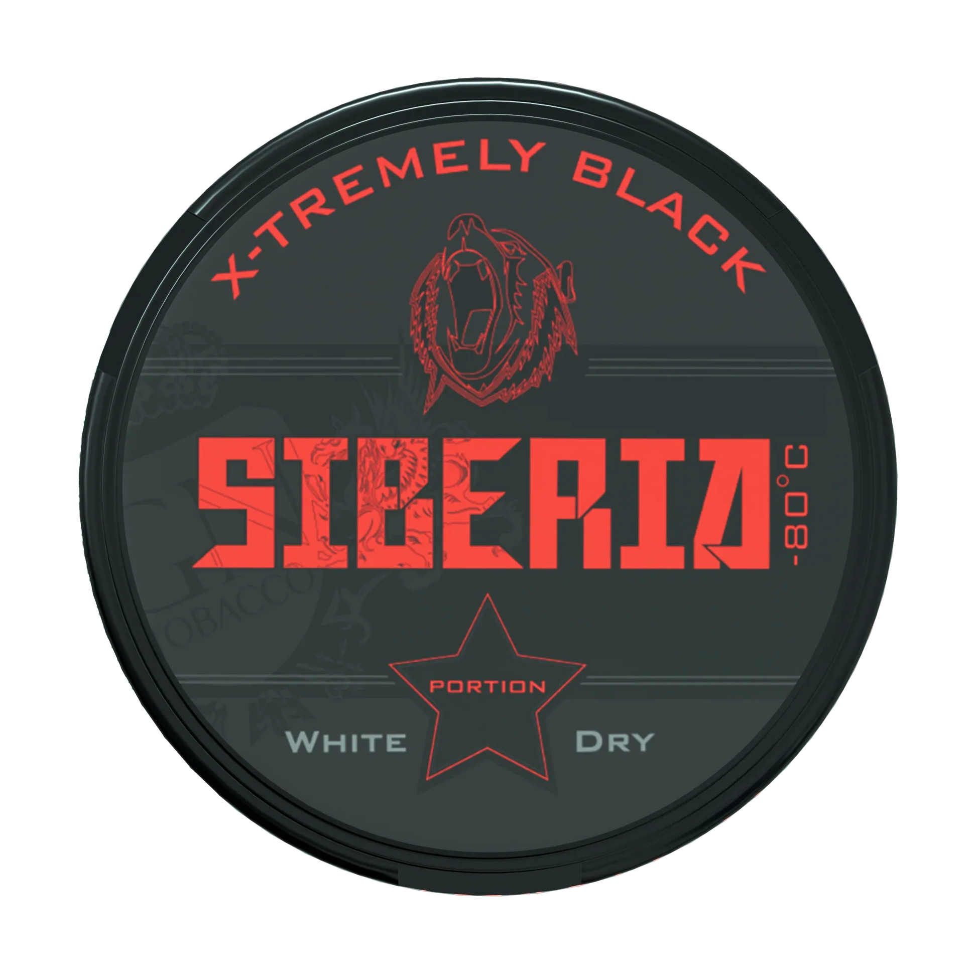 Siberia 80 Degrees Black White Dry Portion - Odenssnus