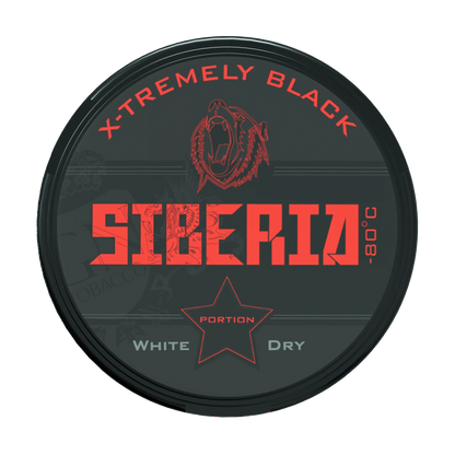 Siberia 80 Degrees Black White Dry Portion - Odenssnus