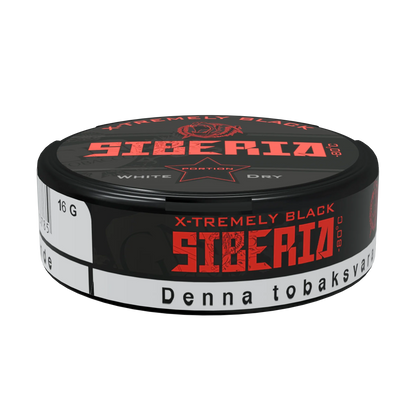 Siberia 80 Degrees Black White Dry Portion - Odenssnus
