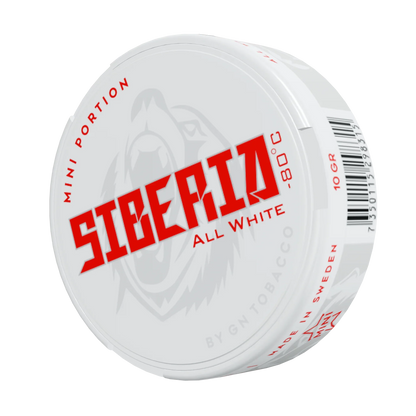Siberia 80 Degrees MINI All White Portion - Odenssnus