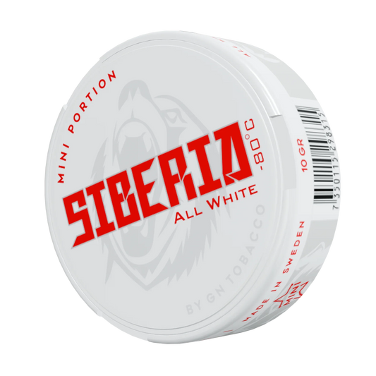 Siberia 80 Degrees MINI All White Portion - Odenssnus