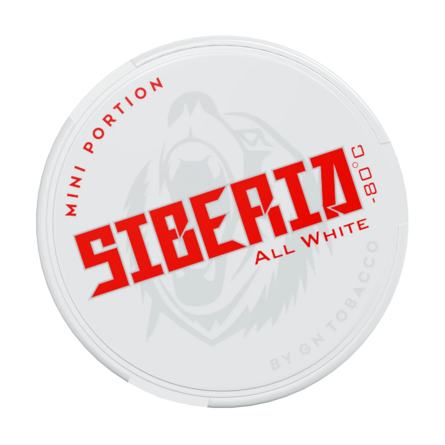 Siberia 80 Degrees MINI All White Portion - Odenssnus