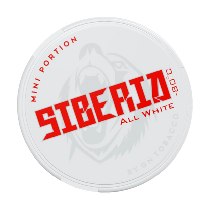 Siberia 80 Degrees MINI All White Portion - Odenssnus