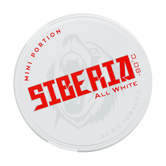 Siberia 80 Degrees MINI All White Portion - Odenssnus