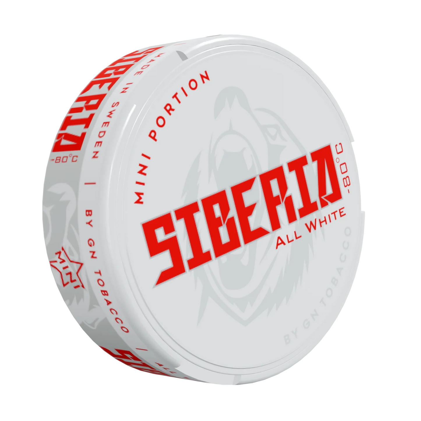 Siberia 80 Degrees MINI All White Portion - Odenssnus