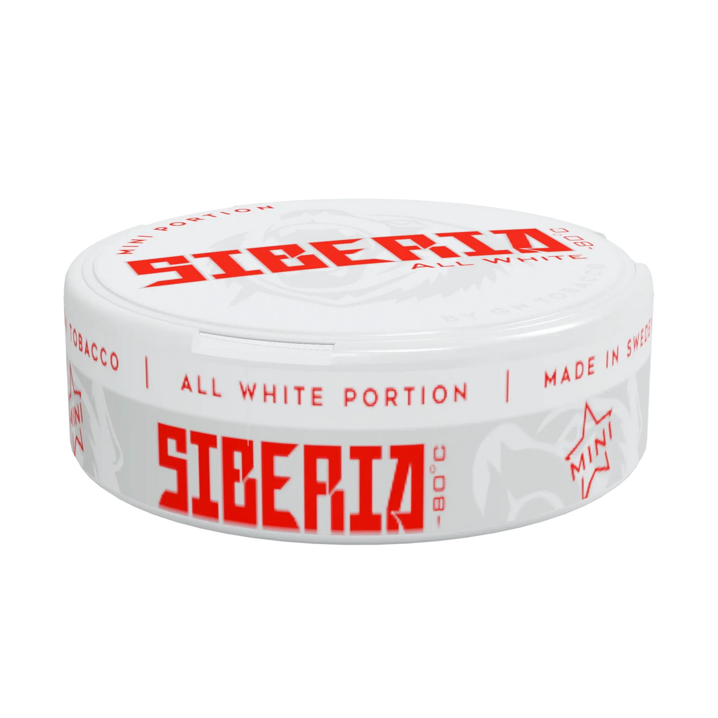 Siberia 80 Degrees MINI All White Portion - Odenssnus