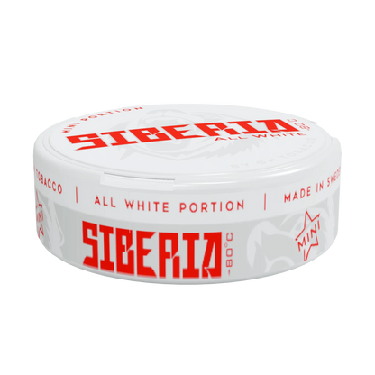 Siberia 80 Degrees MINI All White Portion - Odenssnus
