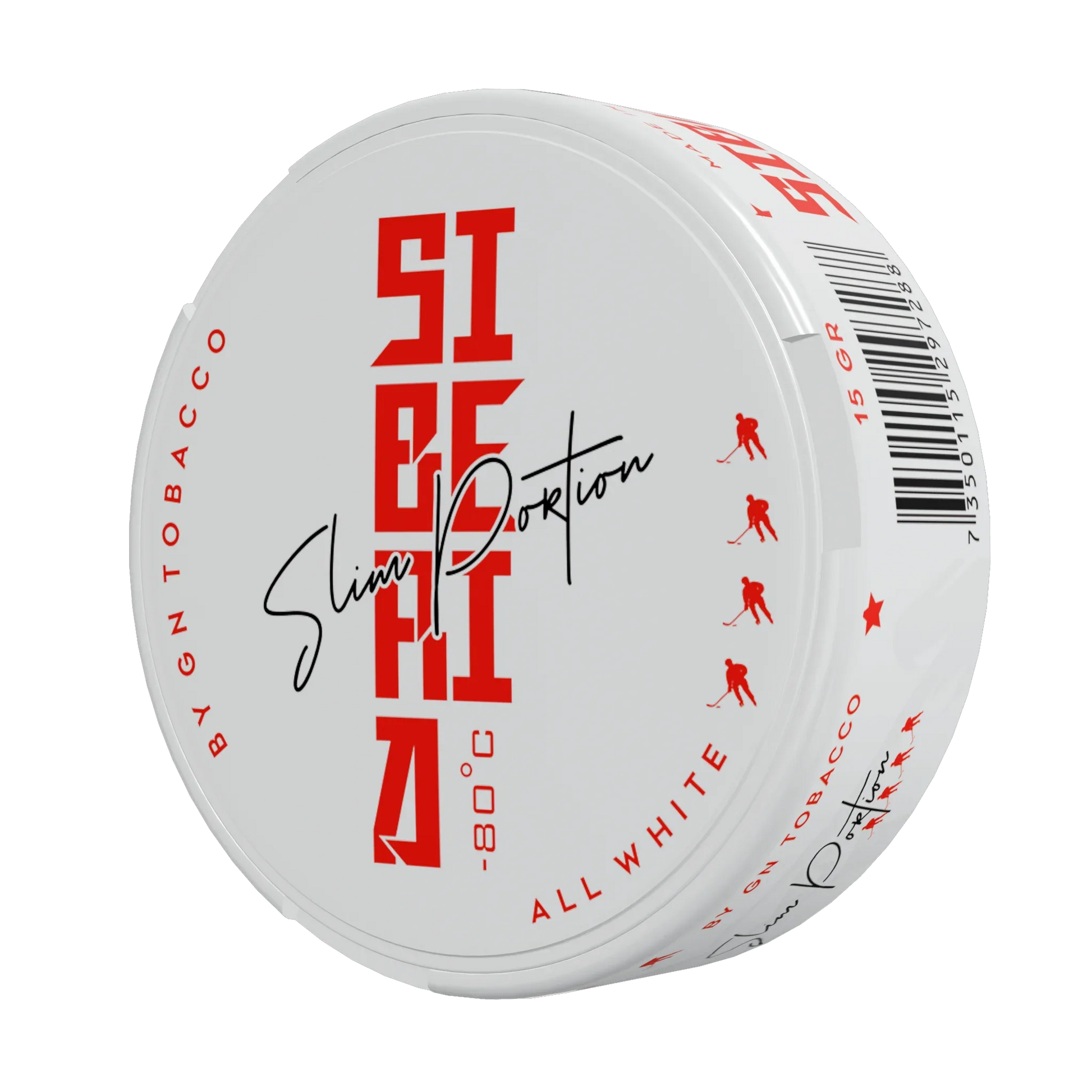 Siberia 80 Degrees Slim All White Portion - Odenssnus