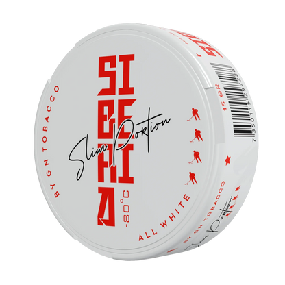Siberia 80 Degrees Slim All White Portion - Odenssnus