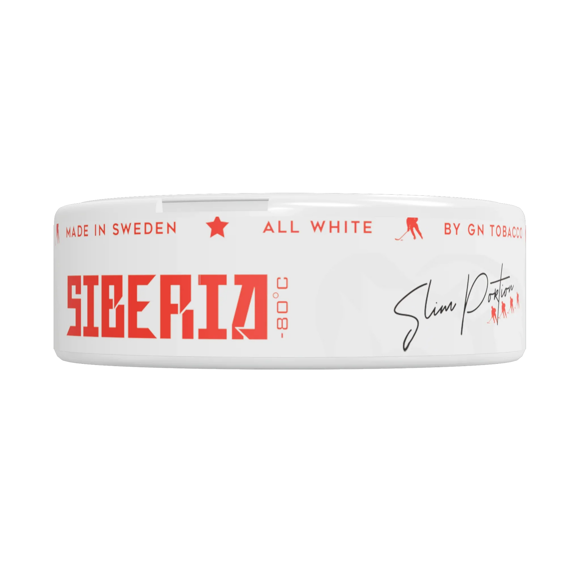 Siberia 80 Degrees Slim All White Portion - Odenssnus