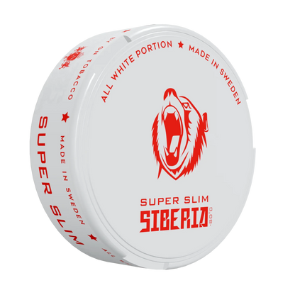 Siberia 80 Degrees Super Slim All White Portion - Odenssnus