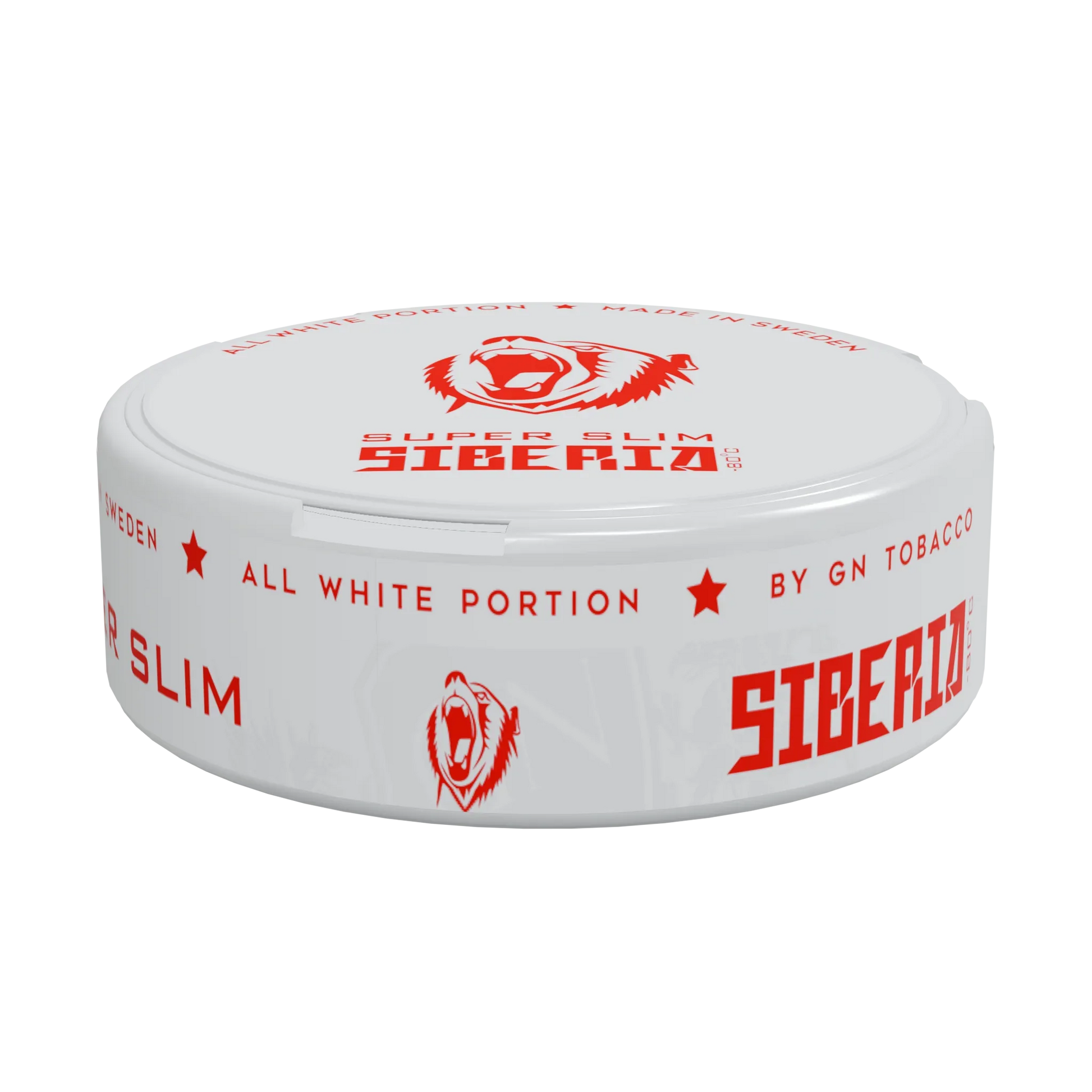 Siberia 80 Degrees Super Slim All White Portion - Odenssnus
