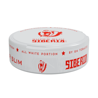 Siberia 80 Degrees Super Slim All White Portion - Odenssnus