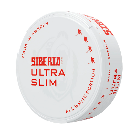 Siberia 80 Degrees ULTRA Slim All White Portion - Odenssnus
