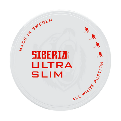 Siberia 80 Degrees ULTRA Slim All White Portion - Odenssnus