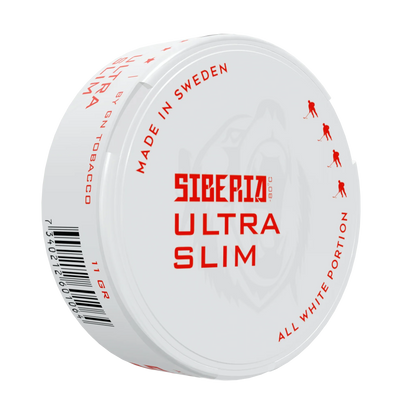 Siberia 80 Degrees ULTRA Slim All White Portion - Odenssnus