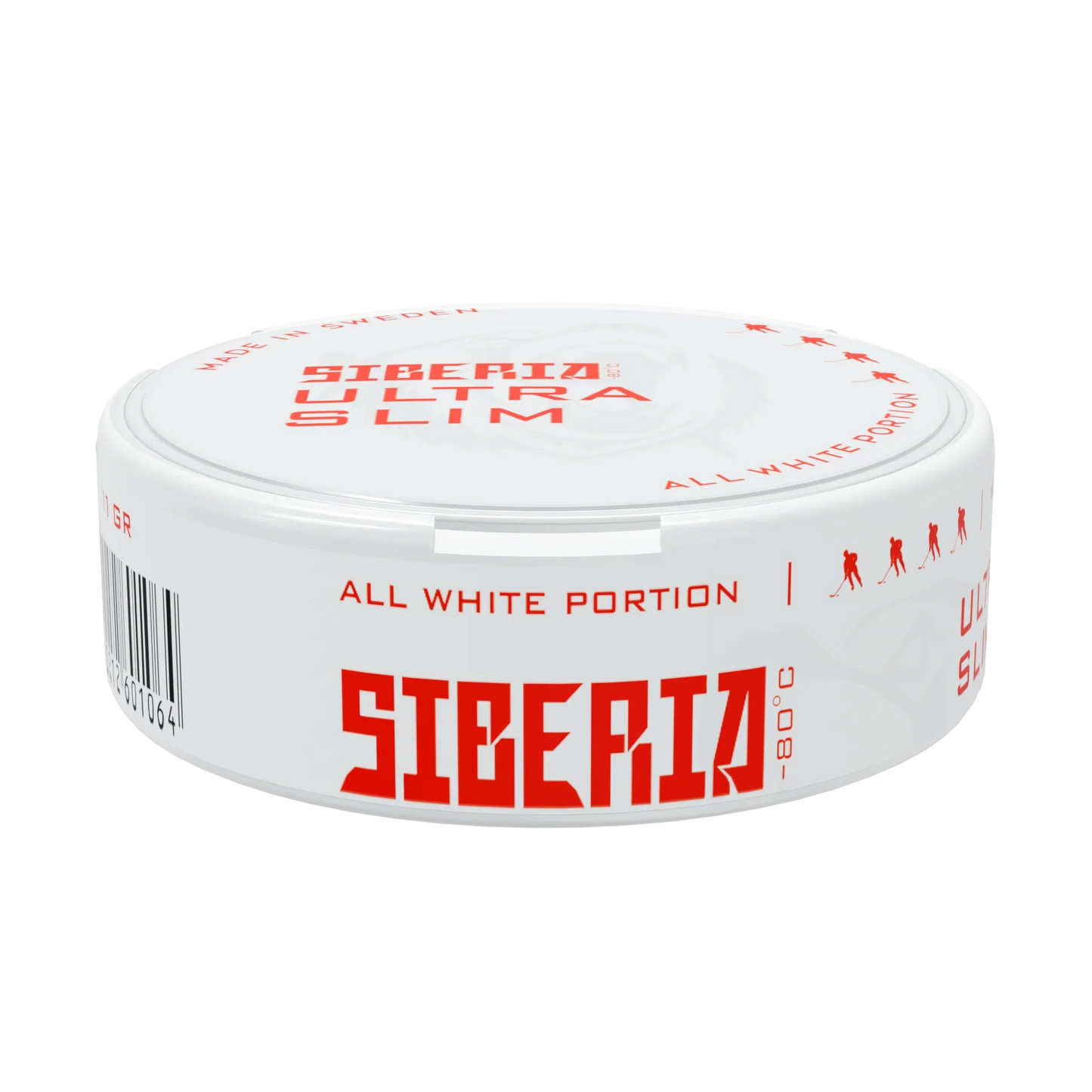 Siberia 80 Degrees ULTRA Slim All White Portion - Odenssnus