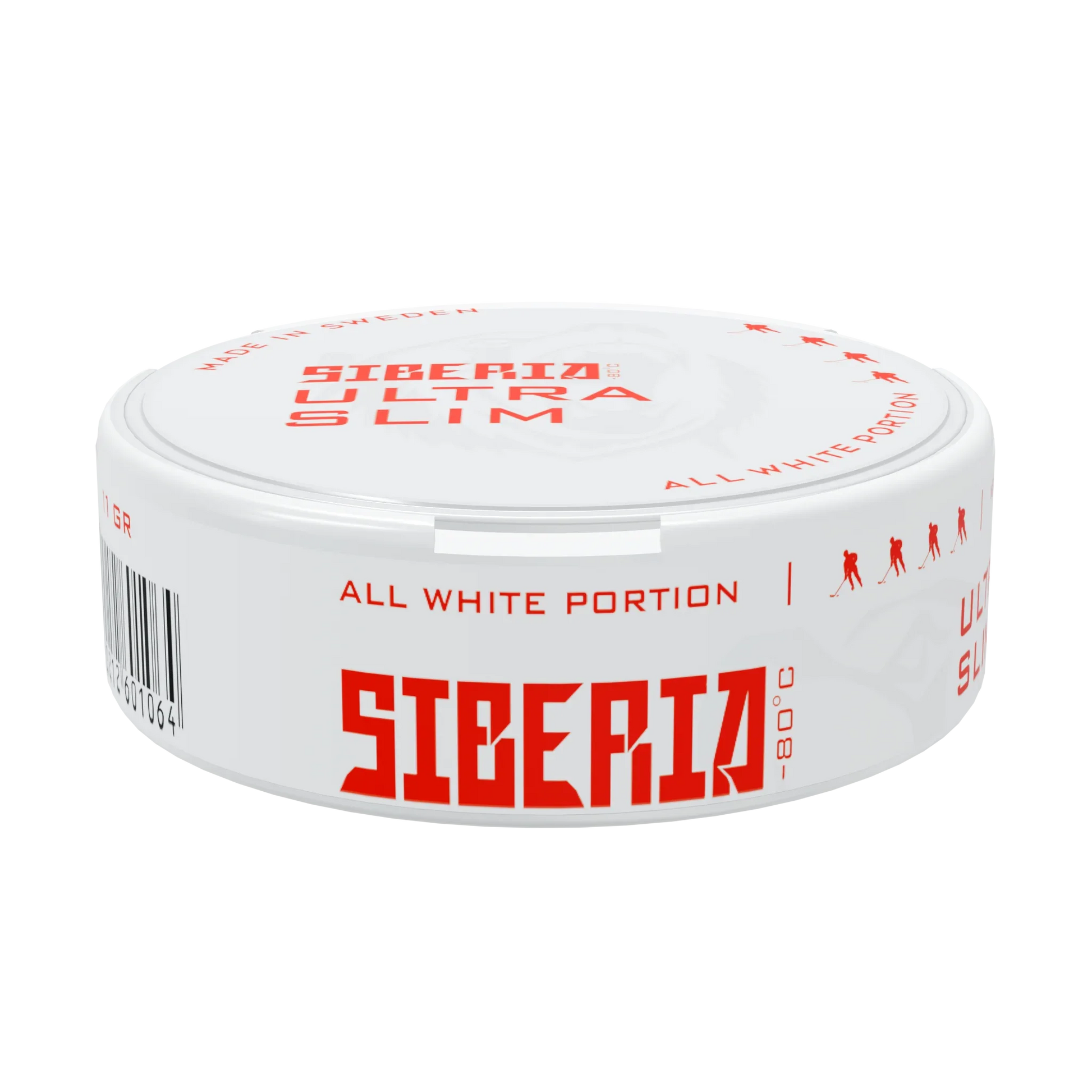 Siberia 80 Degrees ULTRA Slim All White Portion - Odenssnus