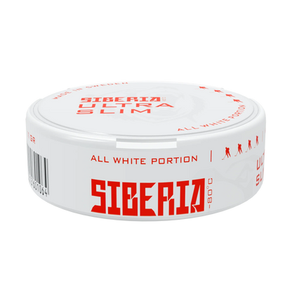Siberia 80 Degrees ULTRA Slim All White Portion - Odenssnus