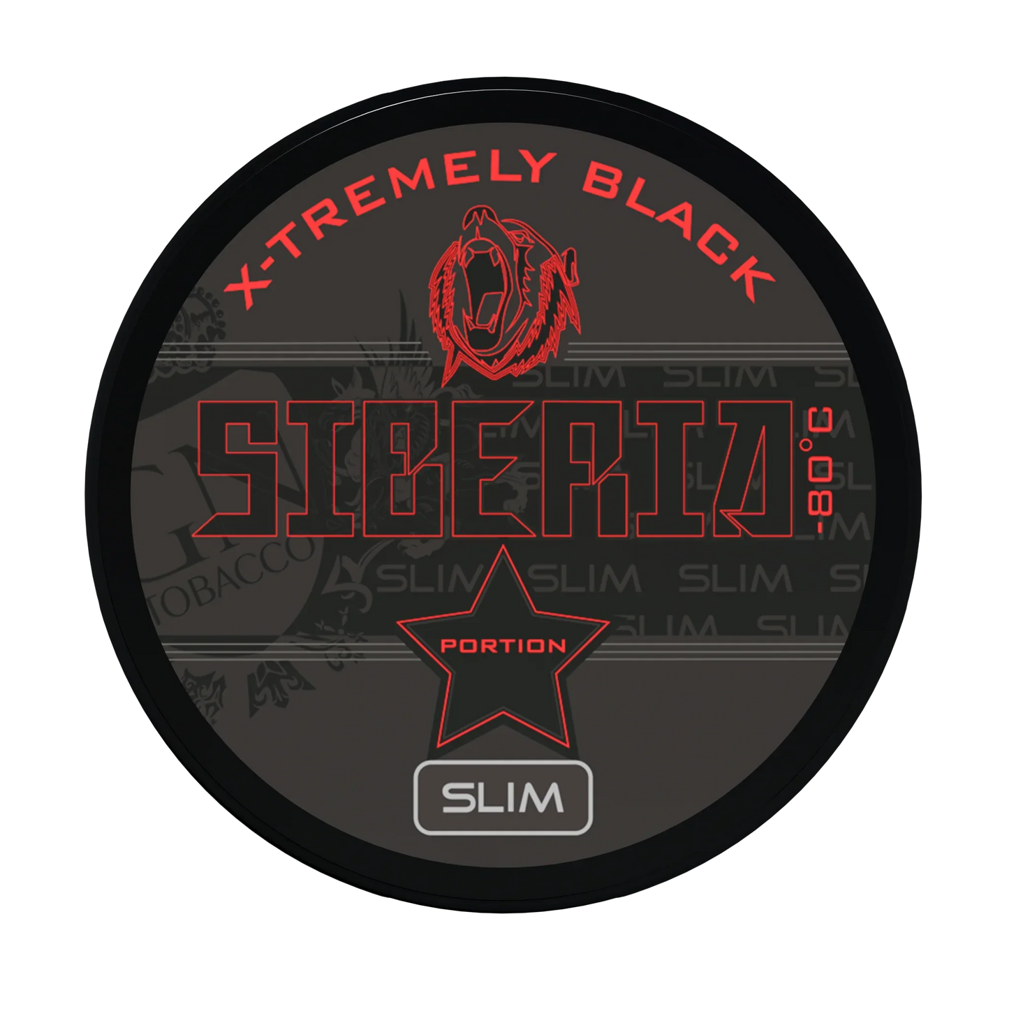 Siberia Slim Serie 80 Degrees Black Portion - Odenssnus