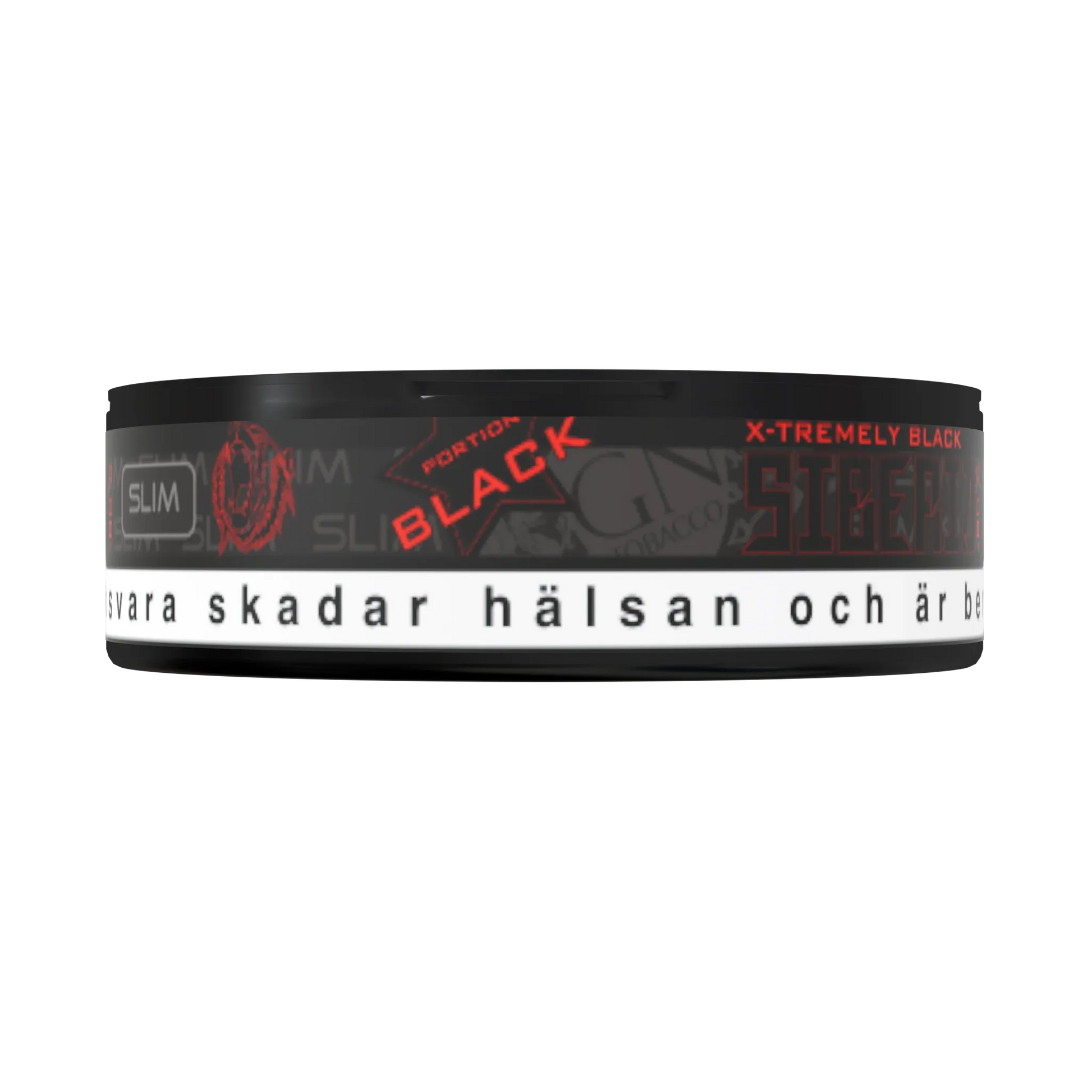 Siberia Slim Serie 80 Degrees Black Portion - Odenssnus