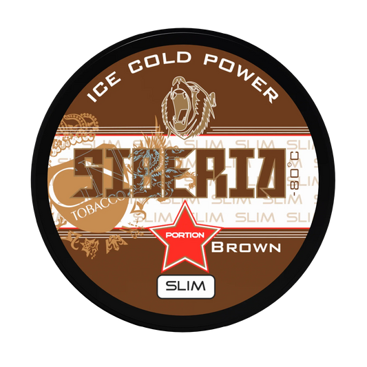 Siberia Slim Serie 80 Degrees Brown Portion - Odenssnus