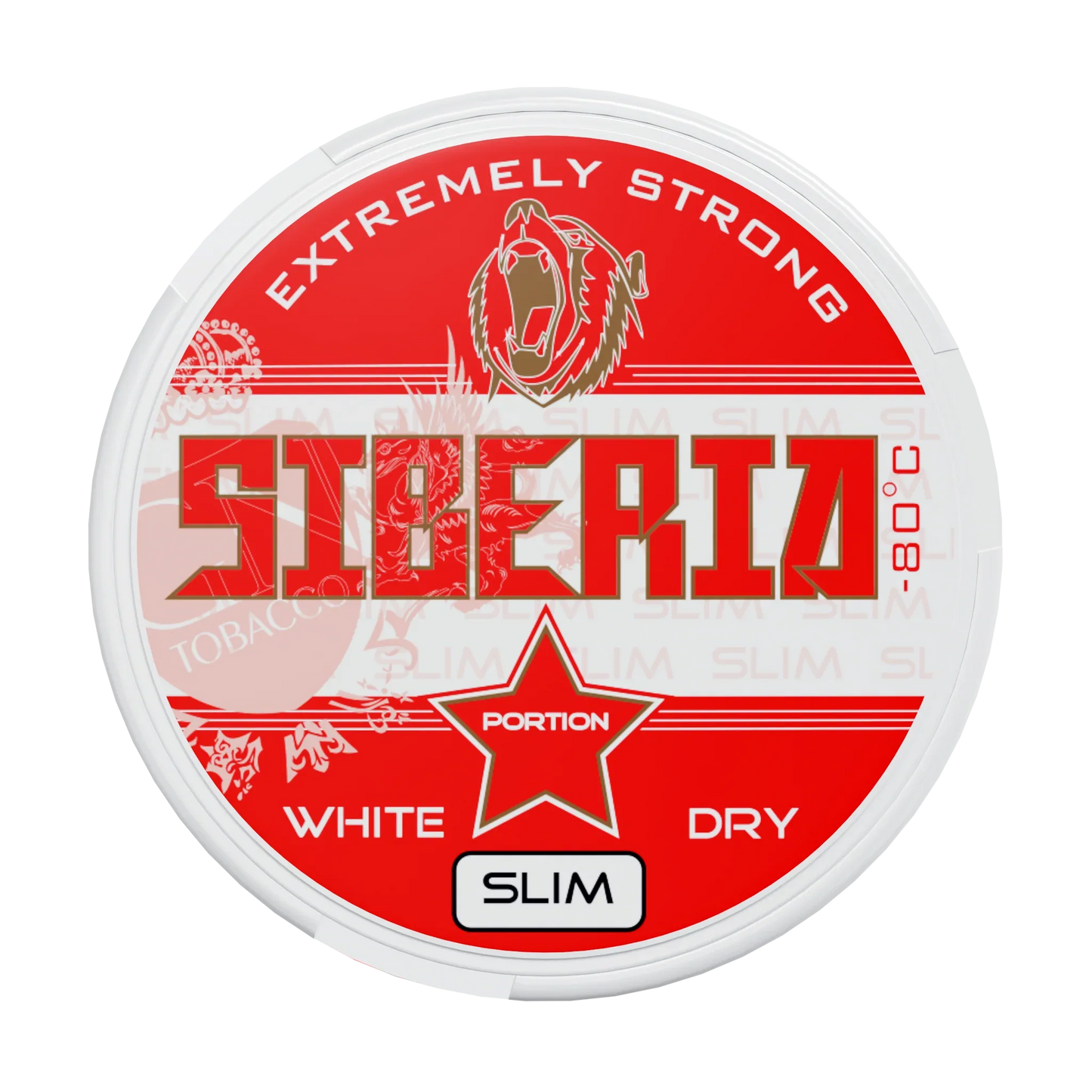 Siberia Slim Serie 80 Degrees White Dry Portion - Odenssnus