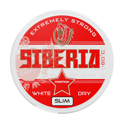 Siberia Slim Serie 80 Degrees White Dry Portion - Odenssnus