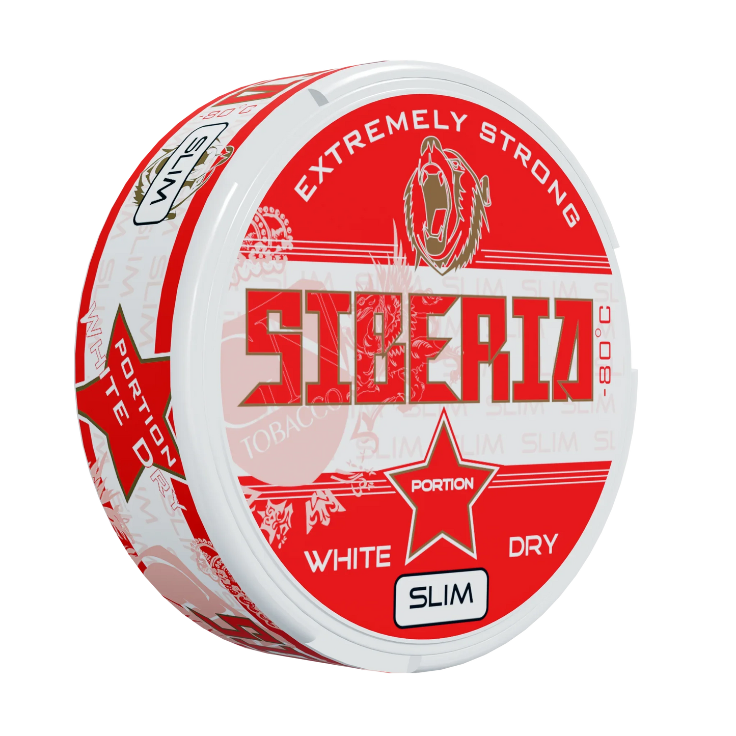 Siberia Slim Serie 80 Degrees White Dry Portion - Odenssnus