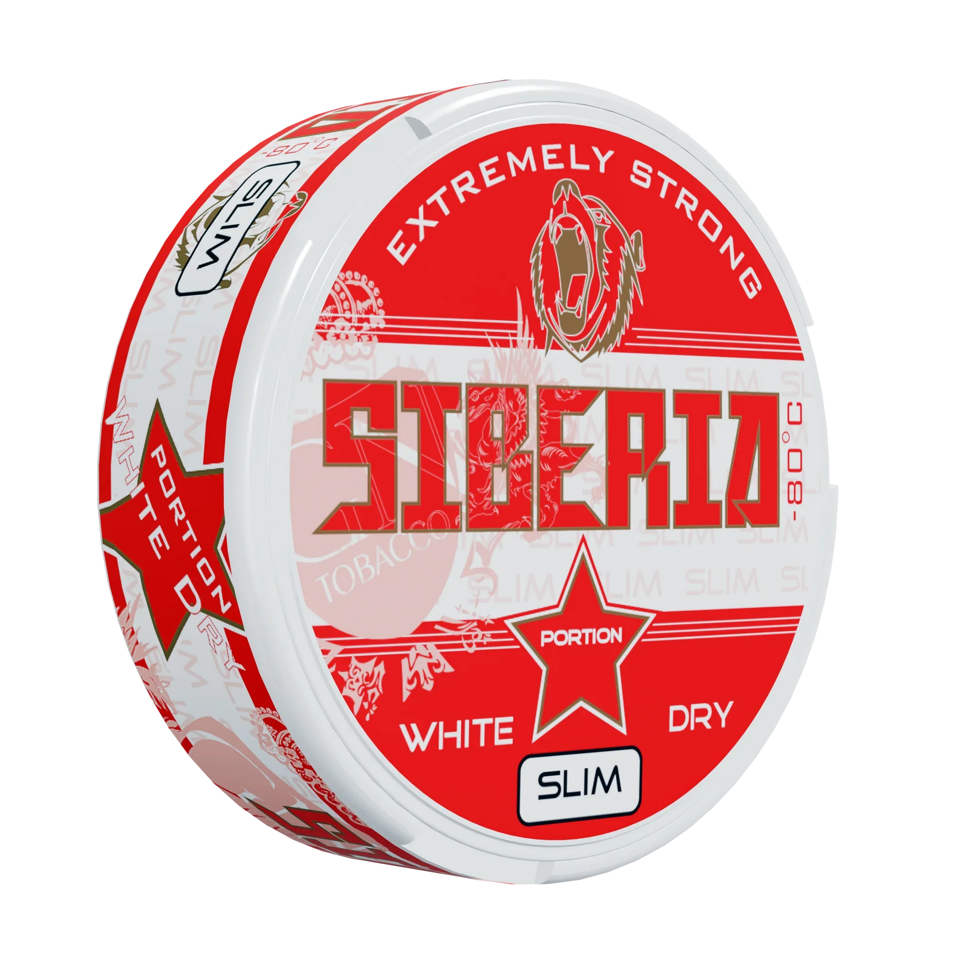 Siberia Slim Serie 80 Degrees White Dry Portion - Odenssnus