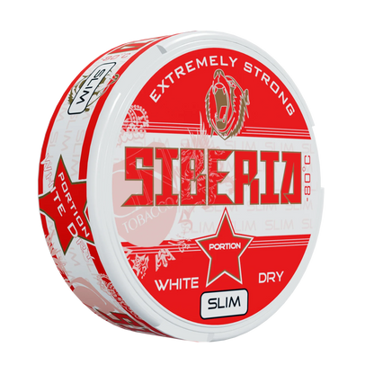 Siberia Slim Serie 80 Degrees White Dry Portion - Odenssnus