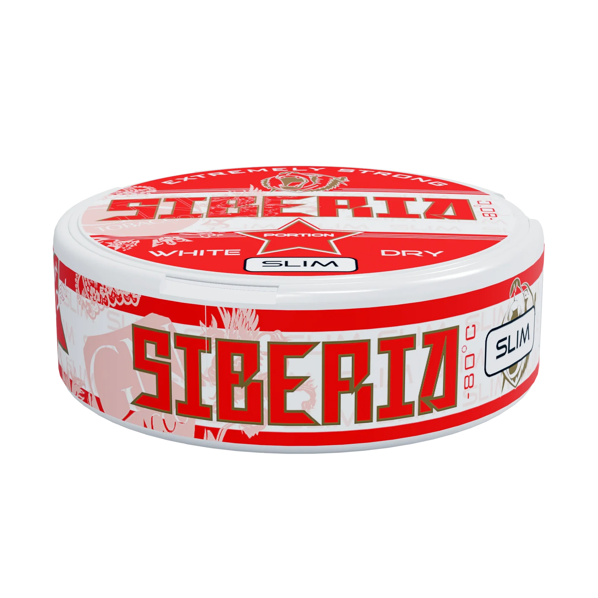 Siberia Slim Serie 80 Degrees White Dry Portion - Odenssnus