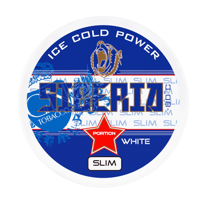 Siberia Slim Serie 80 Degrees White Dry Portion - Odenssnus