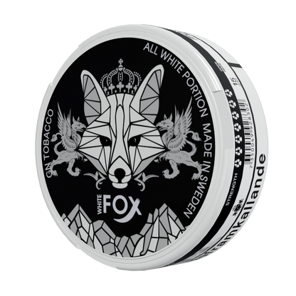 White Fox Black Slim All White Portion - Odenssnus
