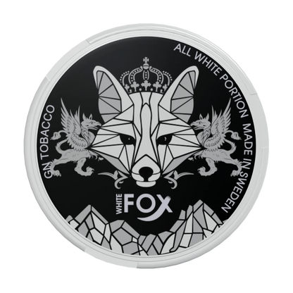 White Fox Black Slim All White Portion - Odenssnus