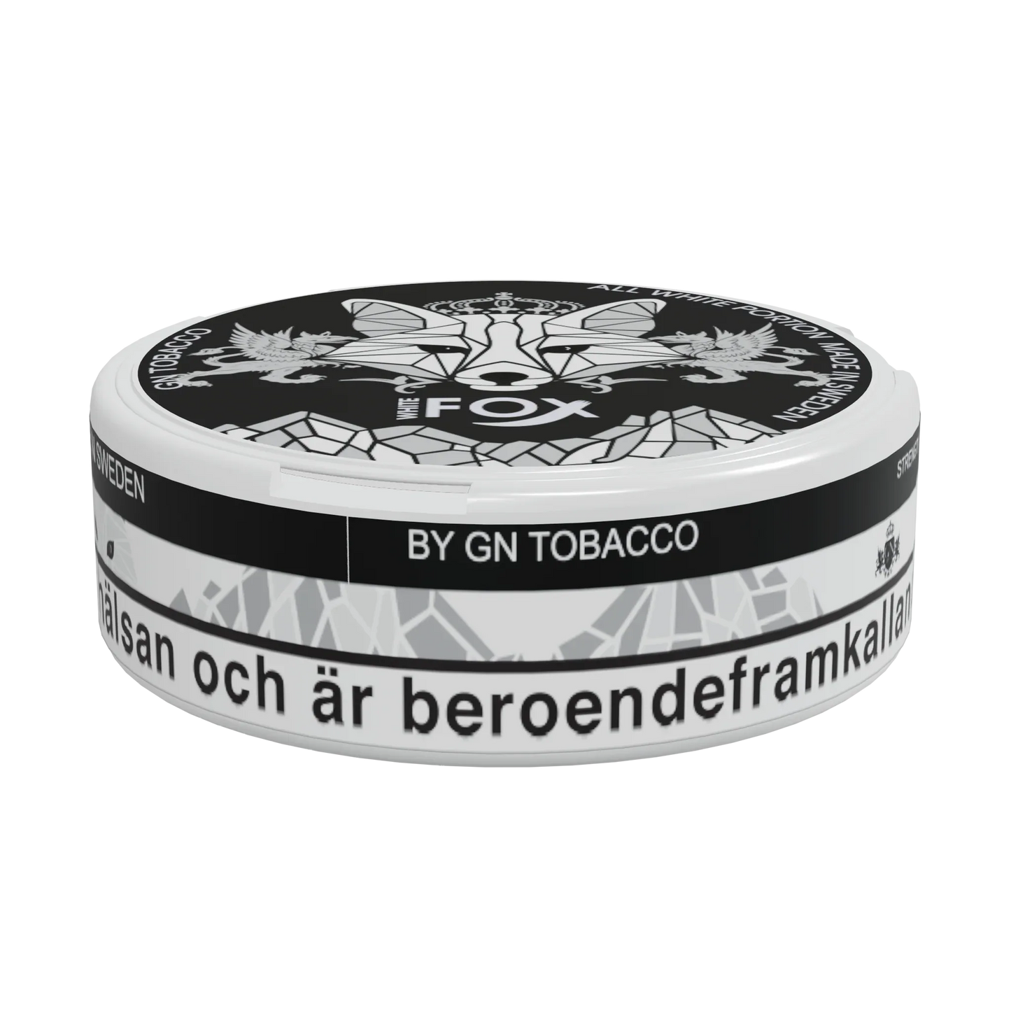 White Fox Black Slim All White Portion - Odenssnus