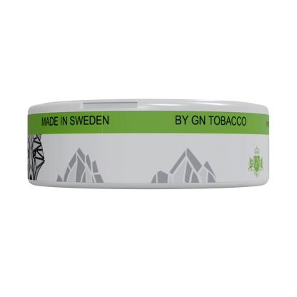 White Fox Peppered Mint Slim All White Portion - Odenssnus