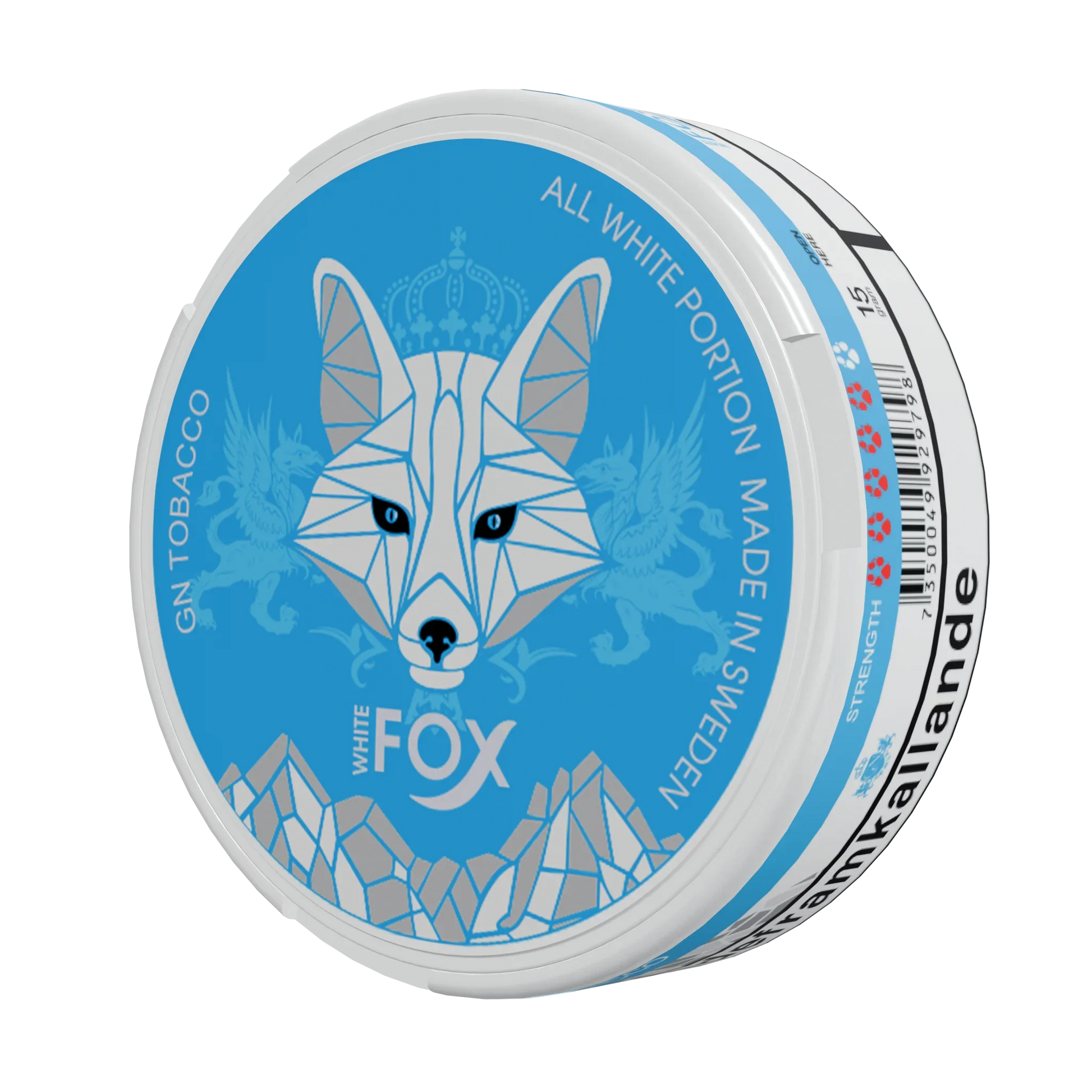 White Fox Slim All White Portion - Odenssnus