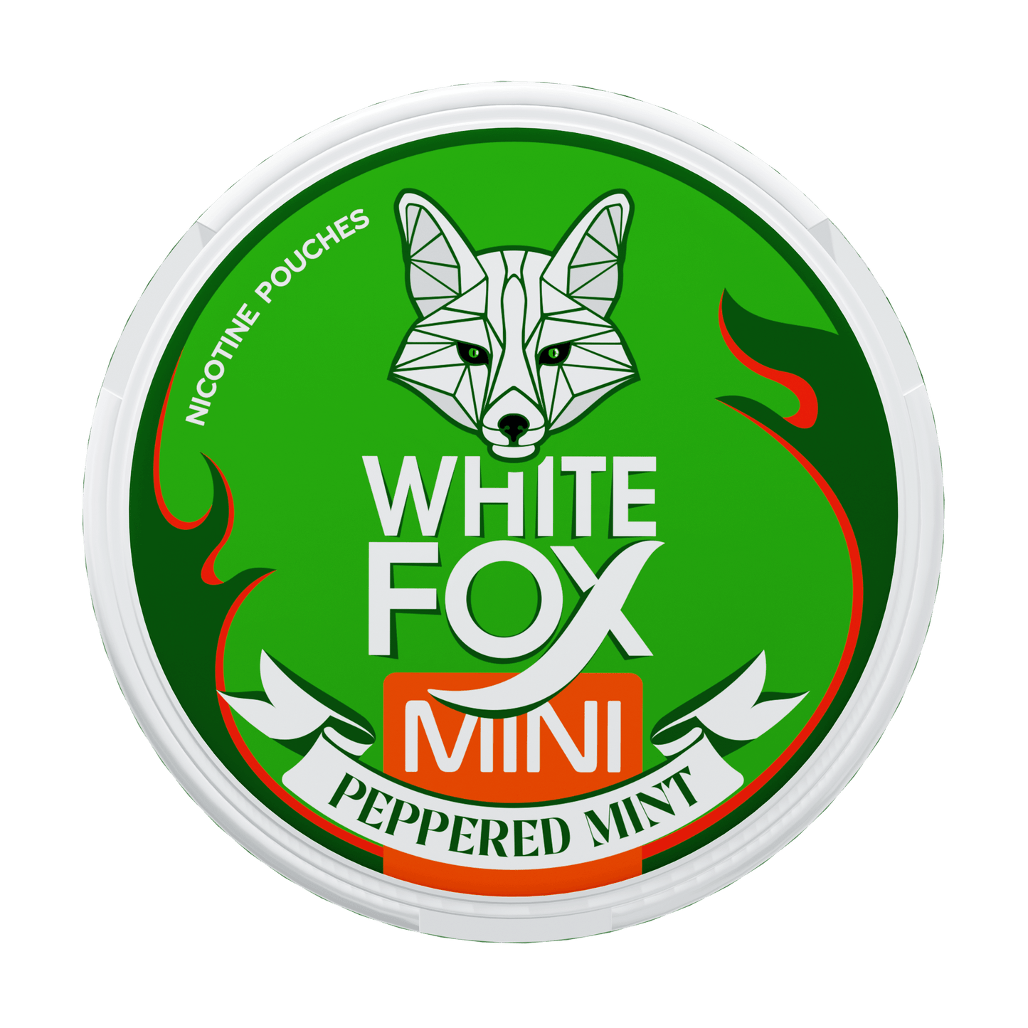 White Fox Peppered Mint All White Mini Portion