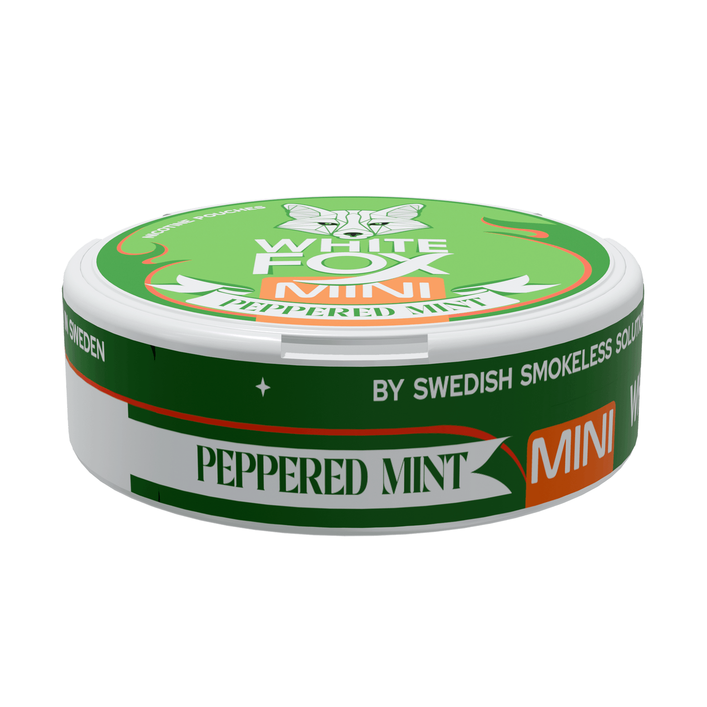 White Fox Peppered Mint All White Mini Portion